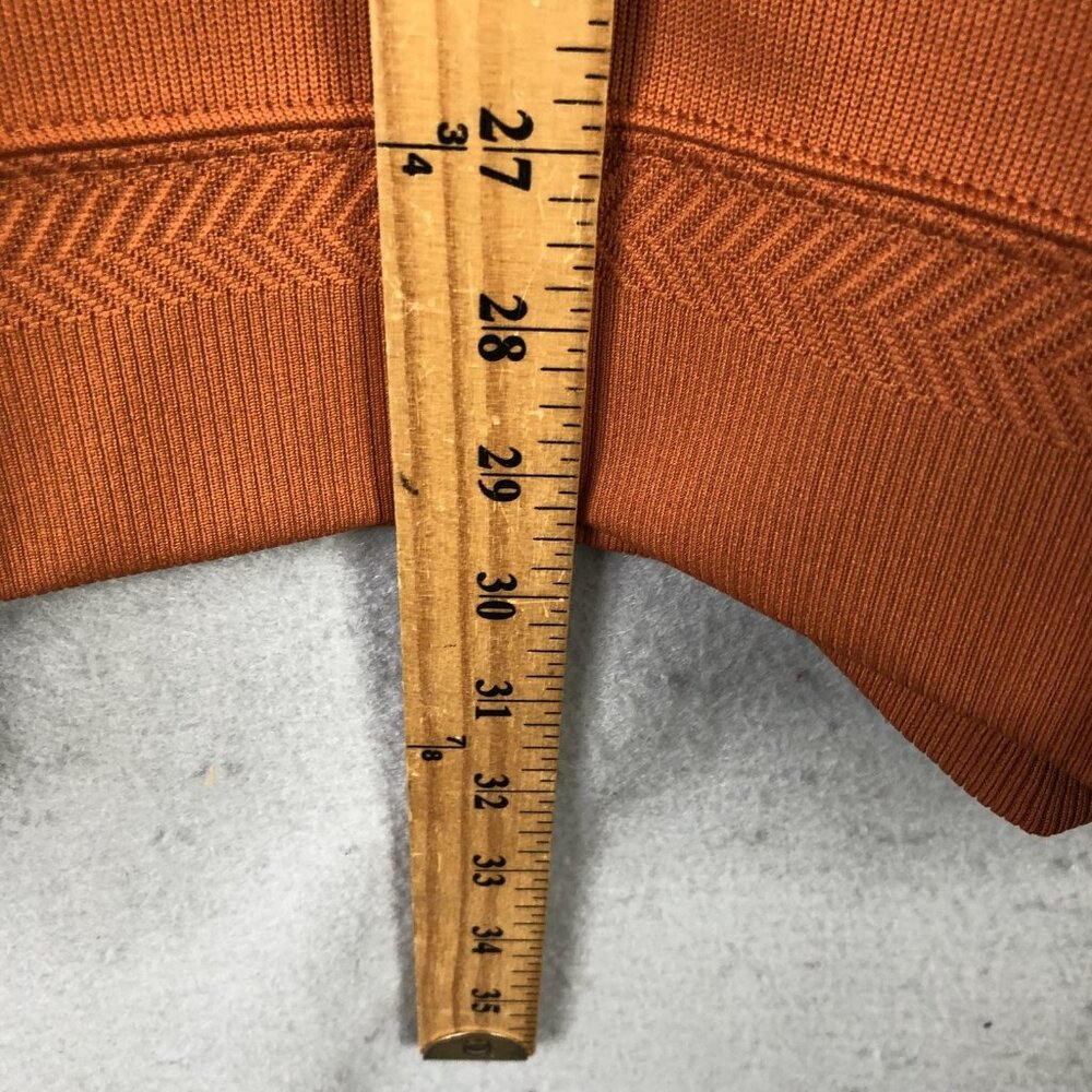Texas Longhorns Sweatshirt Mens XL Orange NCAA Football Nike Dri Fit Quarter Zip - Picture 4 of 16